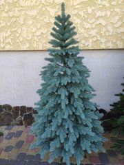 Литая елка Элитная 1.50м. Голубая елка искусственная литая с металлической разборной подставкой