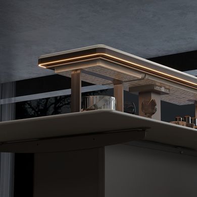 Умный обеденный стол со встроенным холодильником Primst CB150 (150 литров, Черный), Чорний
