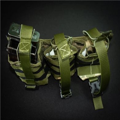 Подсумок для 6 магазинов АК Kirasa из кордуры мультикам (KI244)