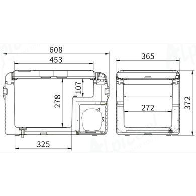 Компрессорный автохолодильник Alpicool CL30G (29 литров, LG Compressor). До -20℃, (12, 24, 220 вольт)