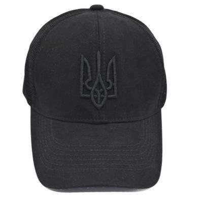 Кепка військова ЗСУ герб чорна (RA8962)