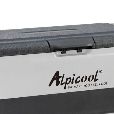 Компрессорный автохолодильник Alpicool T50 (LG). 47 литров. Двухкамерный. До -20℃. (12, 24, 220 вольт)