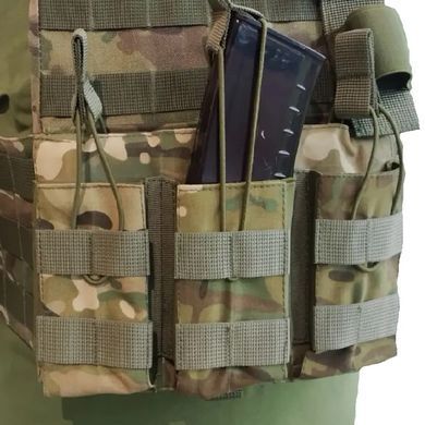 Подсумок под 3 магазина АК Kirasa из кордуры мультикам (Арт KI236)