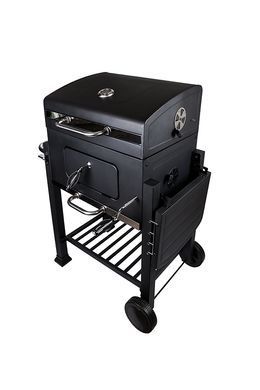 Вугільний гриль-барбекю GRILL BLACK + стартер
