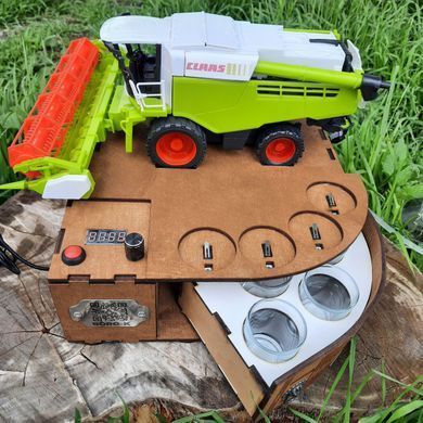 Наливатор Комбайнер-СИЛУСНИК CLAAS-MINI под 4 рюмки | Автоматический наливатор с аккумулятором