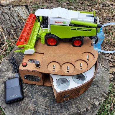 Наливатор Комбайнер-СИЛУСНИК CLAAS-MINI под 4 рюмки | Автоматический наливатор с аккумулятором