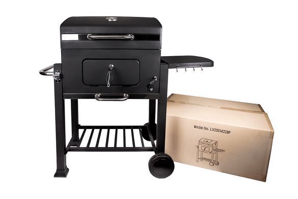 Вугільний гриль-барбекю GRILL BLACK + стартер