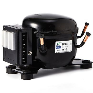 Компрессор для автохолодильника 12/24 Вольт Anuodan ZH45G (R-134a, DC12V, DC24V), Чорний