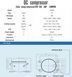 Компрессор для автохолодильника 12/24 Вольт Anuodan ZH45G (R-134a, DC12V, DC24V), Чорний