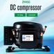 Компрессор для автохолодильника 12/24 Вольт Anuodan ZH45G (R-134a, DC12V, DC24V), Чорний