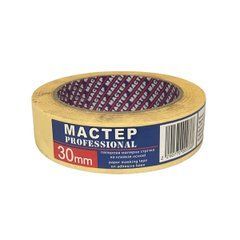 Малярна стрічка"Майстер"30мм жов.(8сп,48 шт/ящ)Pro