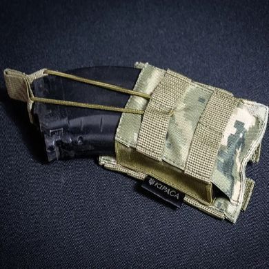 Подсумок одинарный под рожок Kirasa пиксель (Арт.KI112)