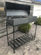Мангал-барбекю 15 шампуров на дровнице, металл &ndash; 4 мм.