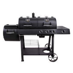 Комбінований гриль-коптильня Oklahoma Joe&rsquo;s Longhorn Combo Charcoal/Gas Smoker & Grill