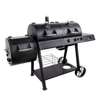 Комбинированный гриль-коптильня Oklahoma Joe&rsquo;s Longhorn Combo Charcoal/Gas Smoker & Grill