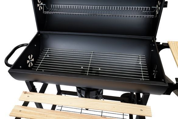 Вугільний гриль-барбекю WOOD TABLE GRILL + стартер