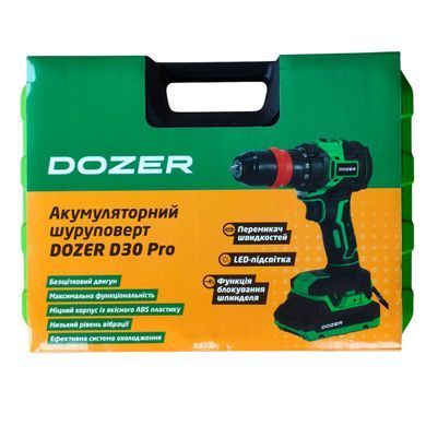 Акумуляторний шуруповерт "DOZER" D30 Pro (2АКБ)