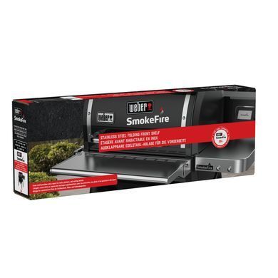 Складной передний столик для гриля Weber Smoke Fire из нержавеющей стали (ЕХ4)