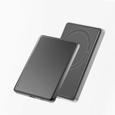 Power Bank Aspor A381 Magnetic Wireless 5000mAh (Type-C/20W)- сірий (900154)