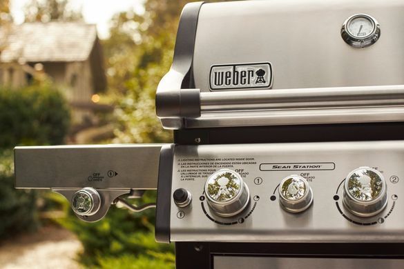 Газовий гриль Weber Spirit SP-335 Premium GBS, нержавеющая сталь