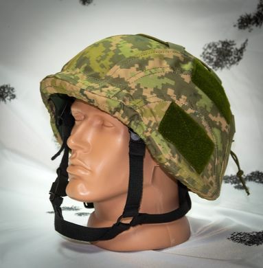 Кавер Kirasa на шлем с козырьком Ballistic Helmet KC-HM001 пиксель (KI604)