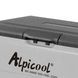 Компресорний автохолодильник Alpicool T36 (LG). 34 літри. Двокамерний. До -20℃. (12, 24, 220 вольт), Сірий