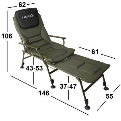 Крісло-ліжко коропове Ranger Carp SL-112 (Арт. RA 2251)