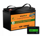 Літій-залізо-фосфатний акумулятор NIELFTOR LiFePO4 12.8V 100 Ah LCD (1280Wh) (BMS 100A) NFT-12100JK-LCD, Чорний