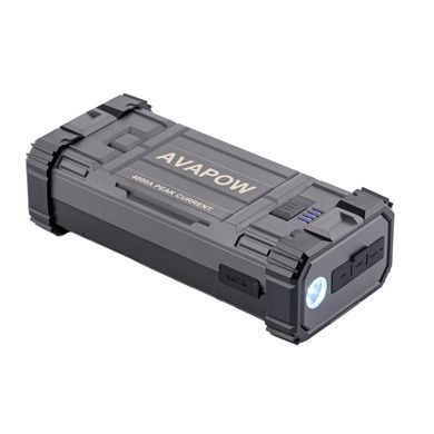 Пусковое устройство Jump Starter для авто AVAPOW A58 (4000A) 71,04 Wh/19200mAh