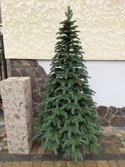 Литая елка зеленая Канадская 1.50м. Искусственная елка литая с металлической разборной подставкой