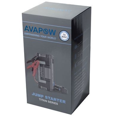 Пусковое устройство Jump Starter для авто AVAPOW A68/T8 MAX (6000A) 88,80Wh/24000mAh