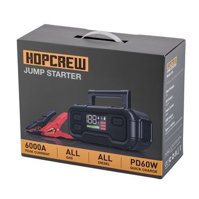 Пусковое устройство Jump Starter для авто HOPCREW H6 (6000A) 118,40Wh/32000mAh