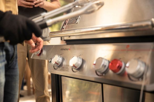 Газовий гриль Weber Genesis SX-435, нержавеющая сталь