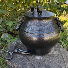 Афганский казан 15л, чорный герметичный казан RASHKO BABA (Афганистан)