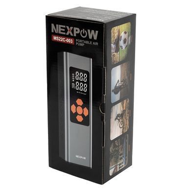 Беспроводной компрессор со встроенным аккумулятором NEXPOW MS22C (Li-Ion, 6000 mAh, 60W)