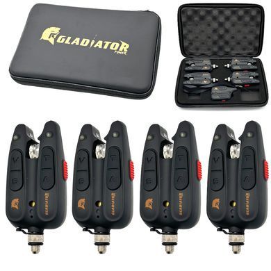 Набір сигналізаторів GLADIATOR BL1518 4+1 Black з пейджером+BLUETOOTH