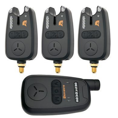 Набір сигналізаторів GLADIATOR RF298 3+1 Black з пейджером