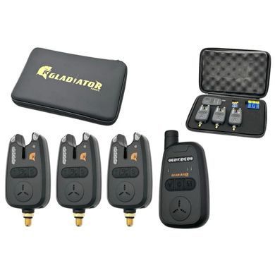 Набір сигналізаторів GLADIATOR RF298 3+1 Black з пейджером
