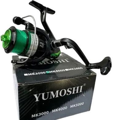 Котушка YUMOSHI MK3000 GREEN з жилкою (GL7054)