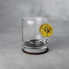 Стакан для виски (с биткоином)