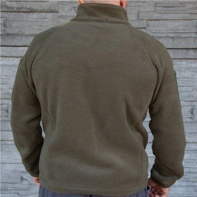 Кофта флисовая Kirasa 320г/м хакі (56) (Арт KI413-5)