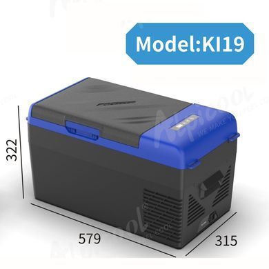 Компрессорный автохолодильник Alpicool KL19 (21 литр). До -20 ℃. (12, 24, 220 вольт)